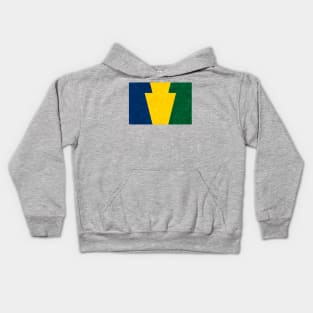 Pennsylvania Keystone Flag Kids Hoodie